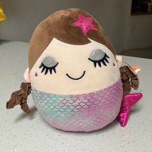 This is a Squishmallows 16" Denise the Mermaid plush toy. 
Like New